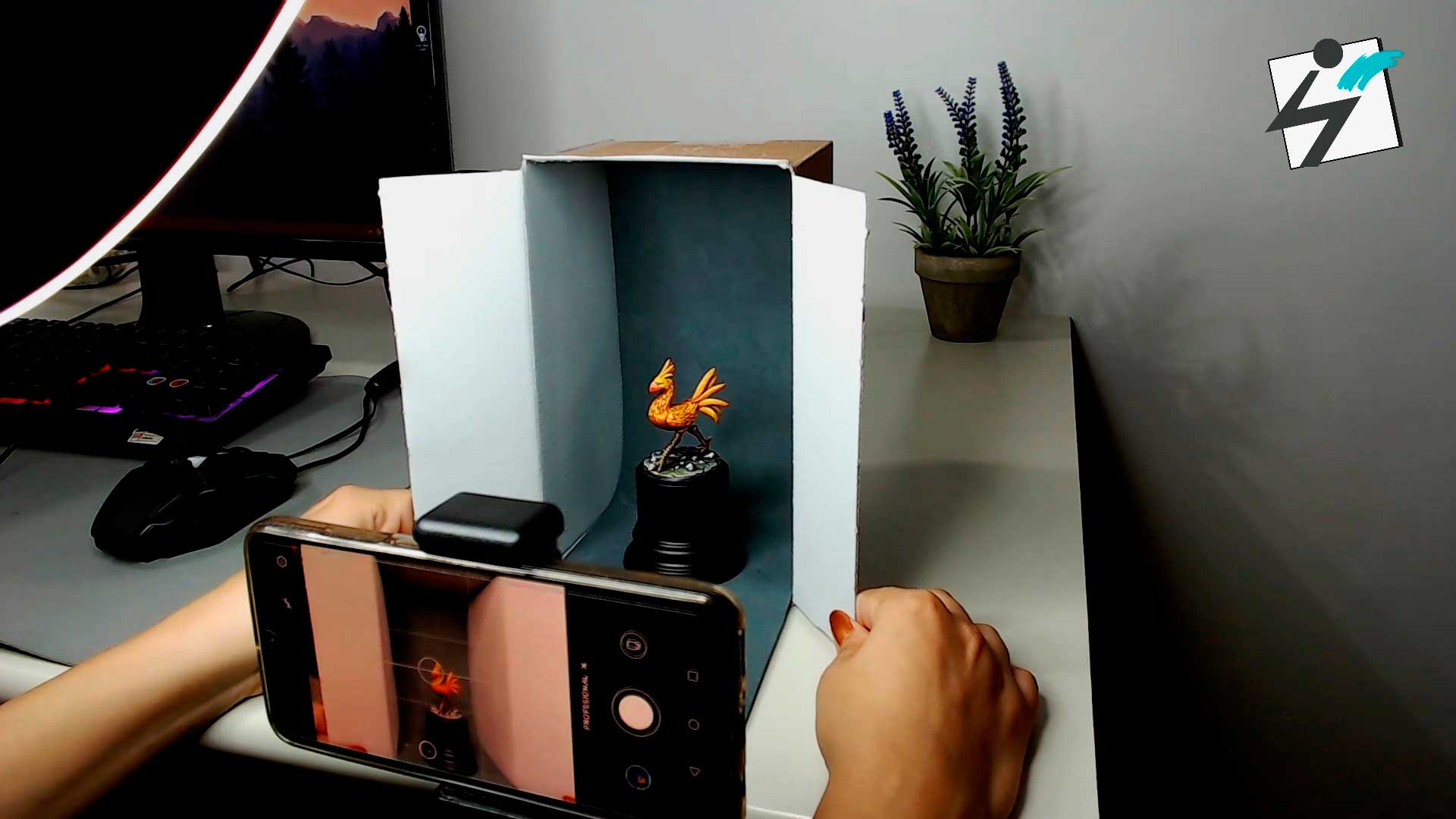 como hacer fotos a tus miniaturas con móvil