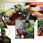 como pintar carne piel de orco